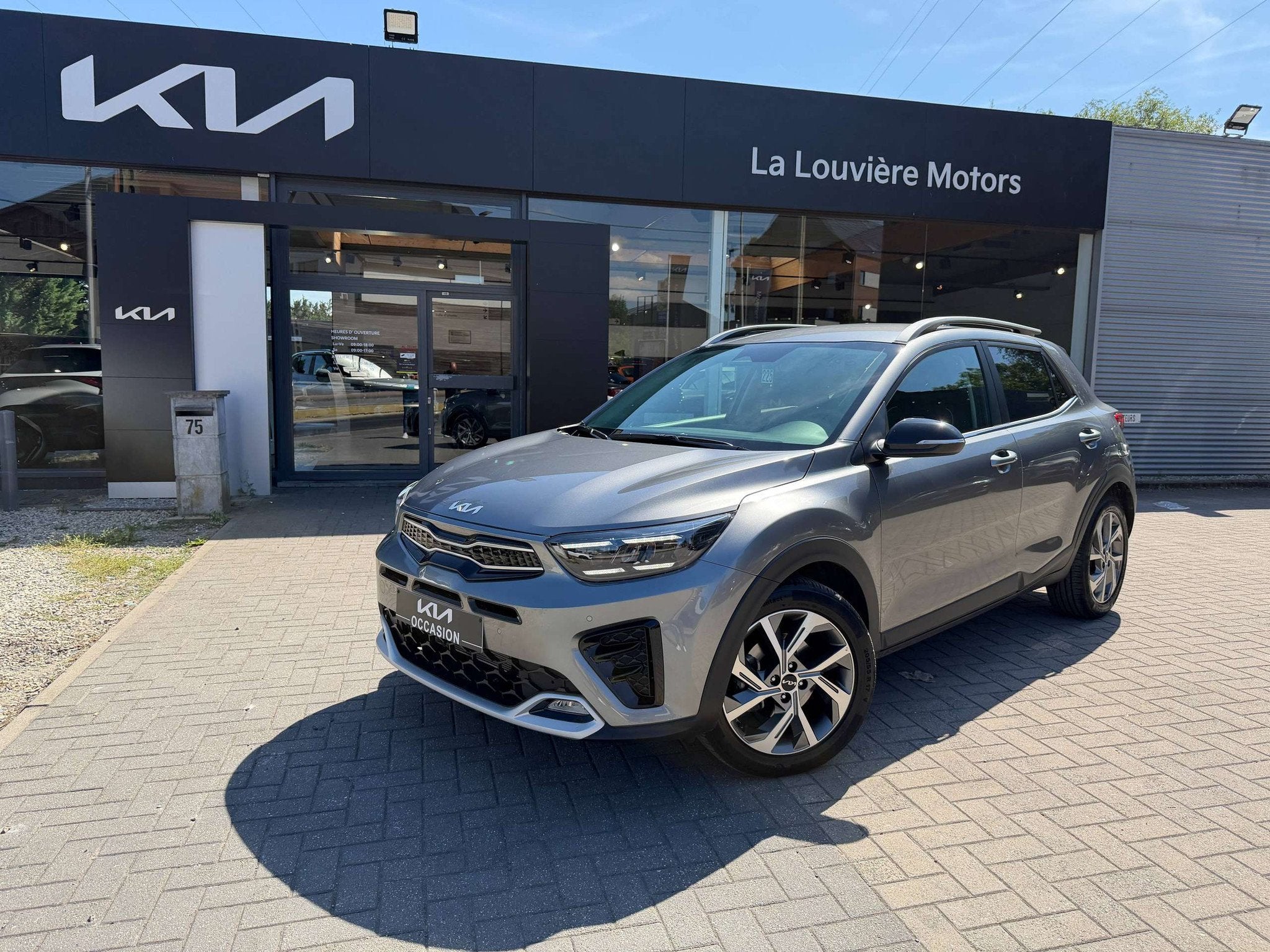 Kia Stonic Stonic 1.0 T GT Line ISG * CLIM * NAVI * CAMERA *, Autos, Argent ou Gris, 998 cm³, Entreprise, Boîte manuelle