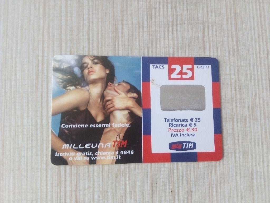 Télé carte téléphone italie, Collections, Cartes de téléphone, Envoi