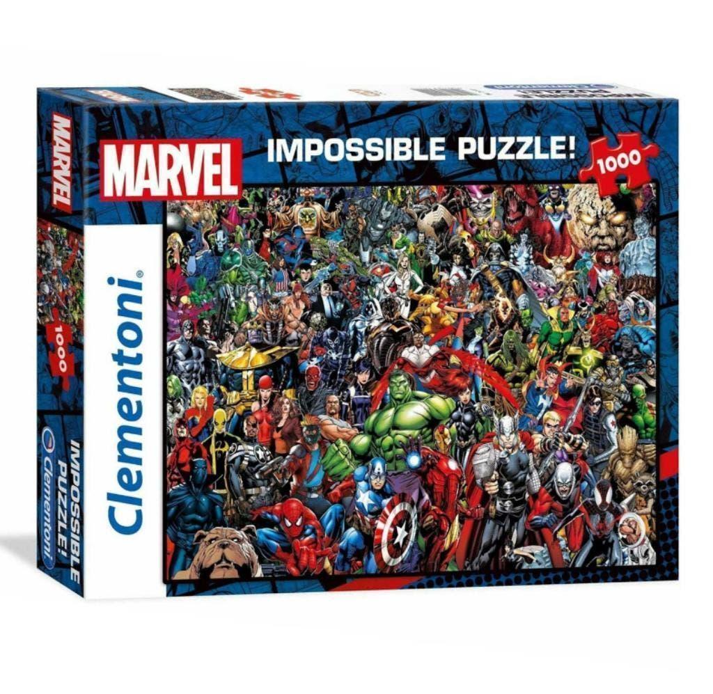 Avengers Puzzel Impossible - 1000 stukjes - Clementoni, Hobby en Vrije tijd, Denksport en Puzzels, Nieuw, Legpuzzel, 500 t/m 1500 stukjes