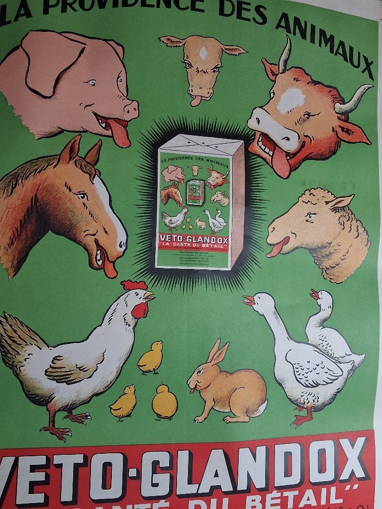 A vendre cette jolie affiche publicitaire, Enlèvement ou Envoi, Comme neuf, Panneau publicitaire