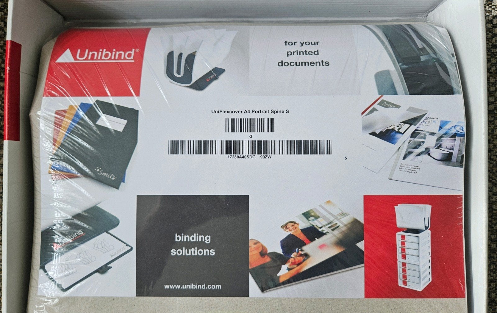Unibind UniFlexCover A4 Portrait - Spine S - Nieuw in verpak, Ophalen of Verzenden, Nieuw