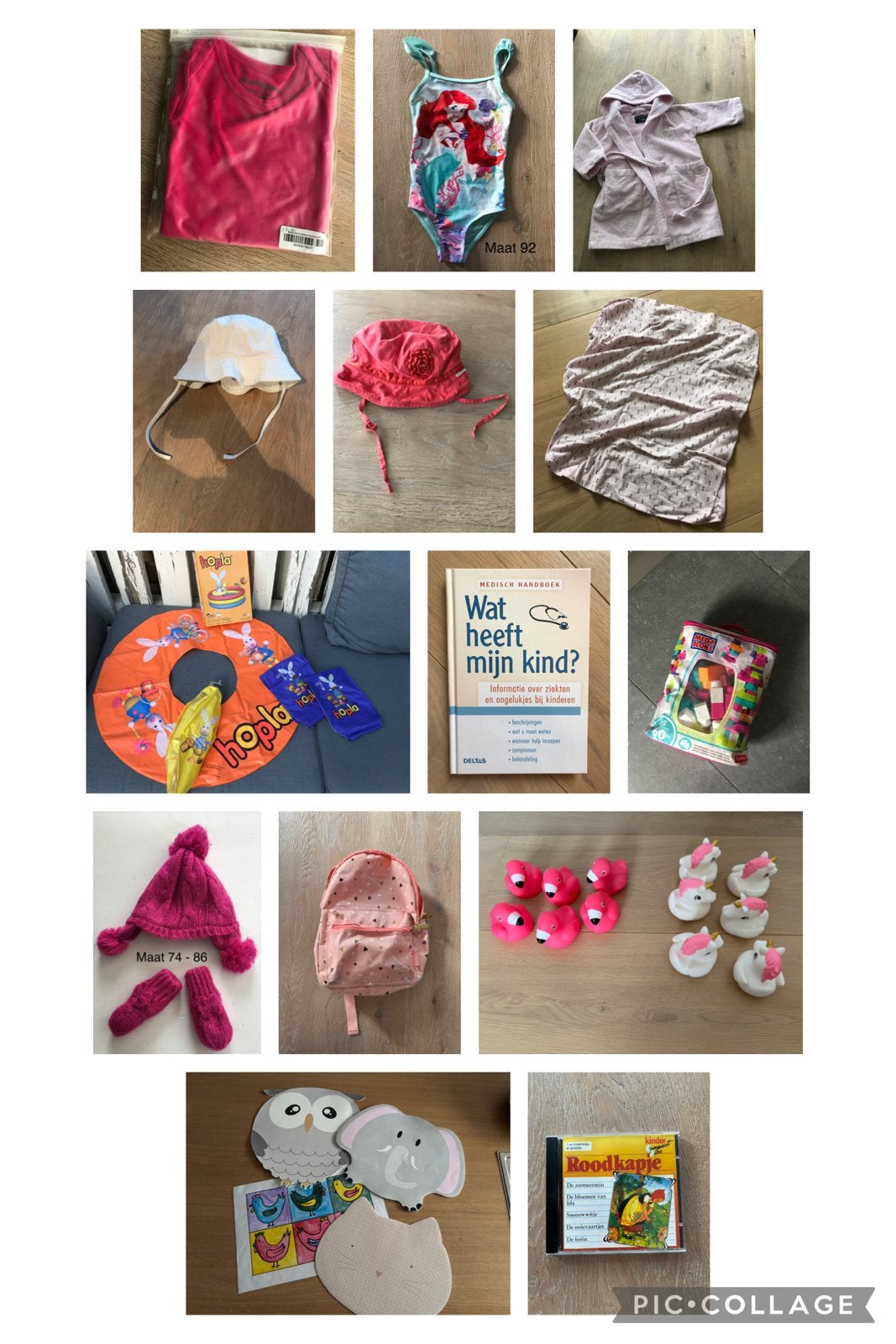 Grote baby/meisjesbundel allerlei, Kinderen en Baby's, Babymode-accessoires, Ophalen, Gebruikt
