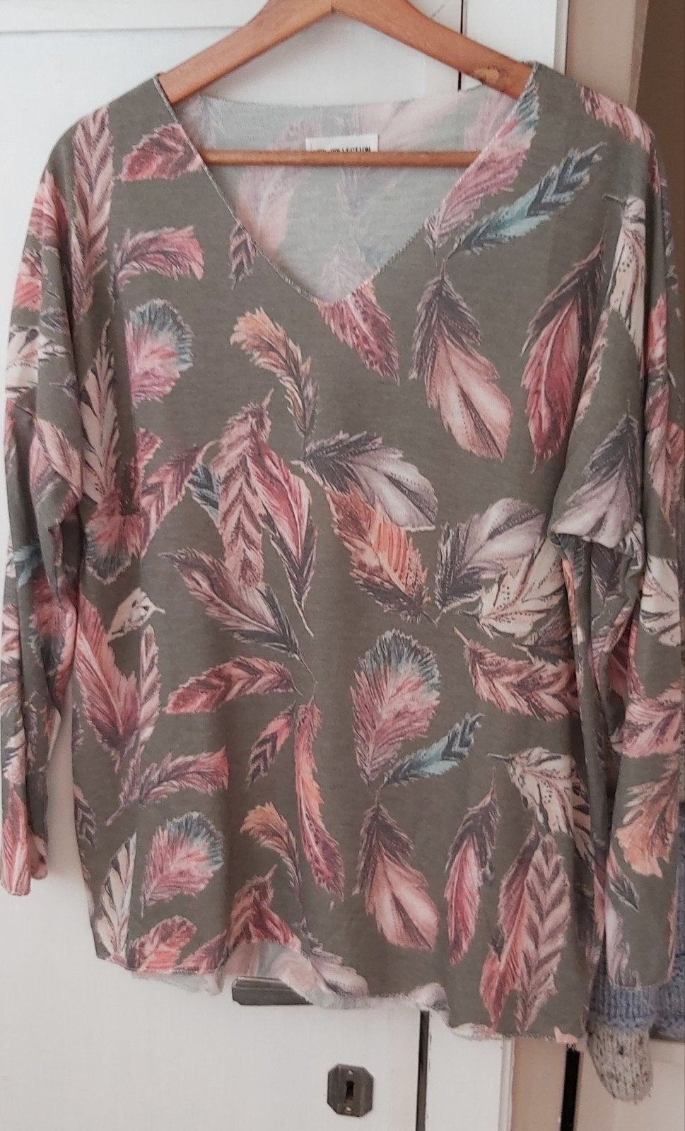 Prachtige tricot trui large, Ophalen of Verzenden, Zo goed als nieuw, Maat 42/44 (L)