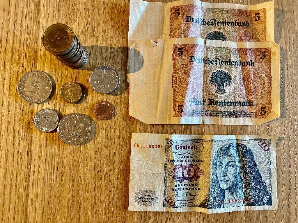 Lot d'anciens billets et pièces d'Allemagne, Enlèvement ou Envoi, Monnaies et Billets de banque