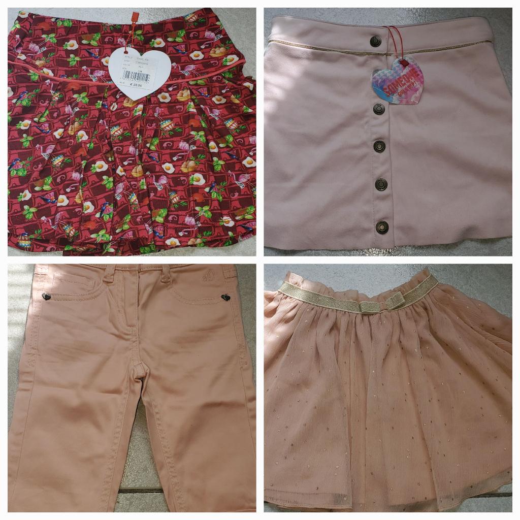 3 rokjes en 1 kortebroekje., Kinderen en Baby's, Kinderkleding | Maat 110, Ophalen of Verzenden, Zo goed als nieuw, Someone, Jurk of Rok