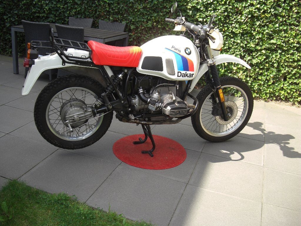 BMW R80G/S Paris Dakar  1987  Coll item.   Van 1e eigenaar, Motoren, Cardan-aandrijving, 2 cilinders, Motorrijbewijs A, Gebruikt