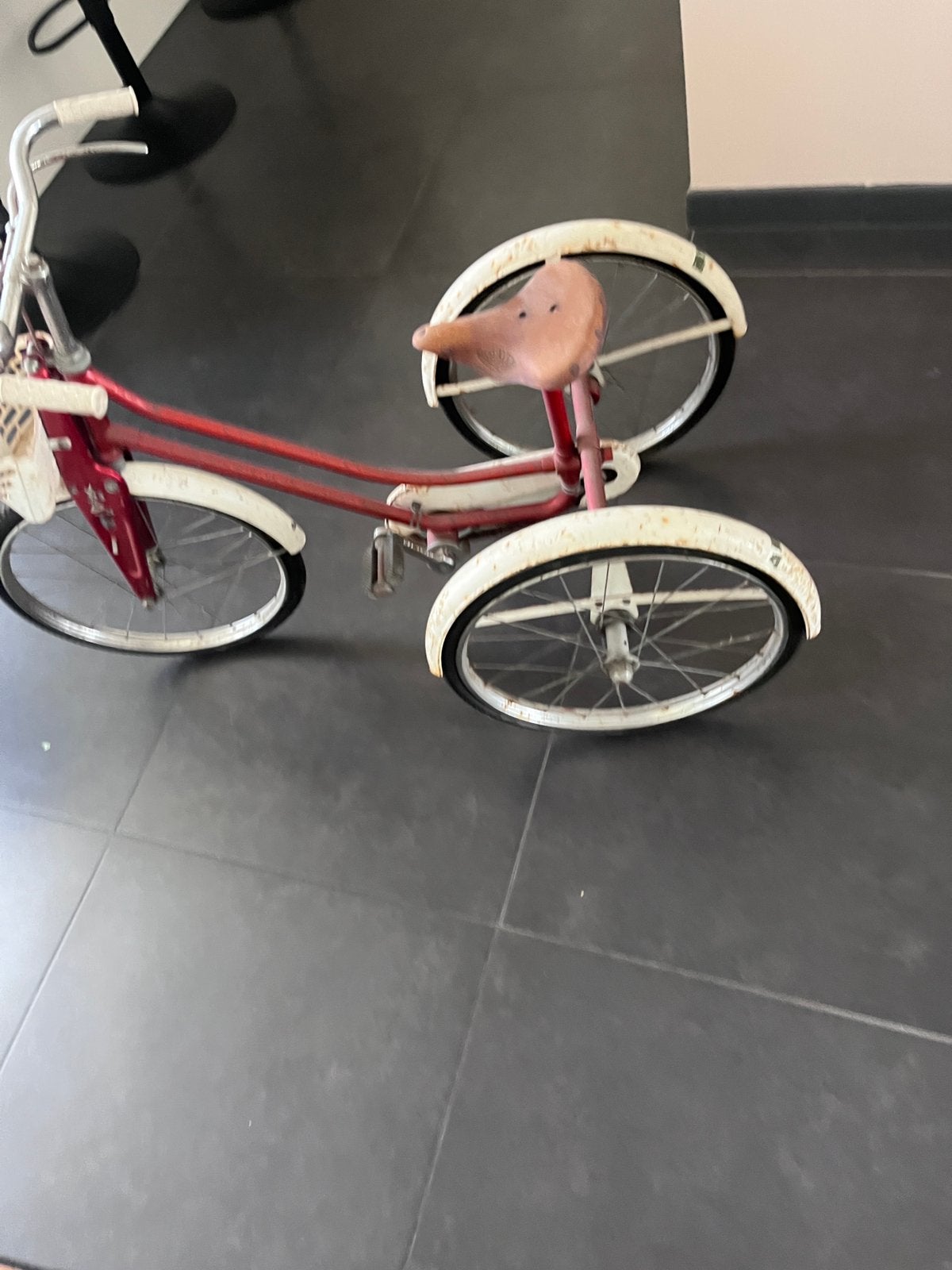 Vintage kinderdriewieler, Ophalen, Gebruikt