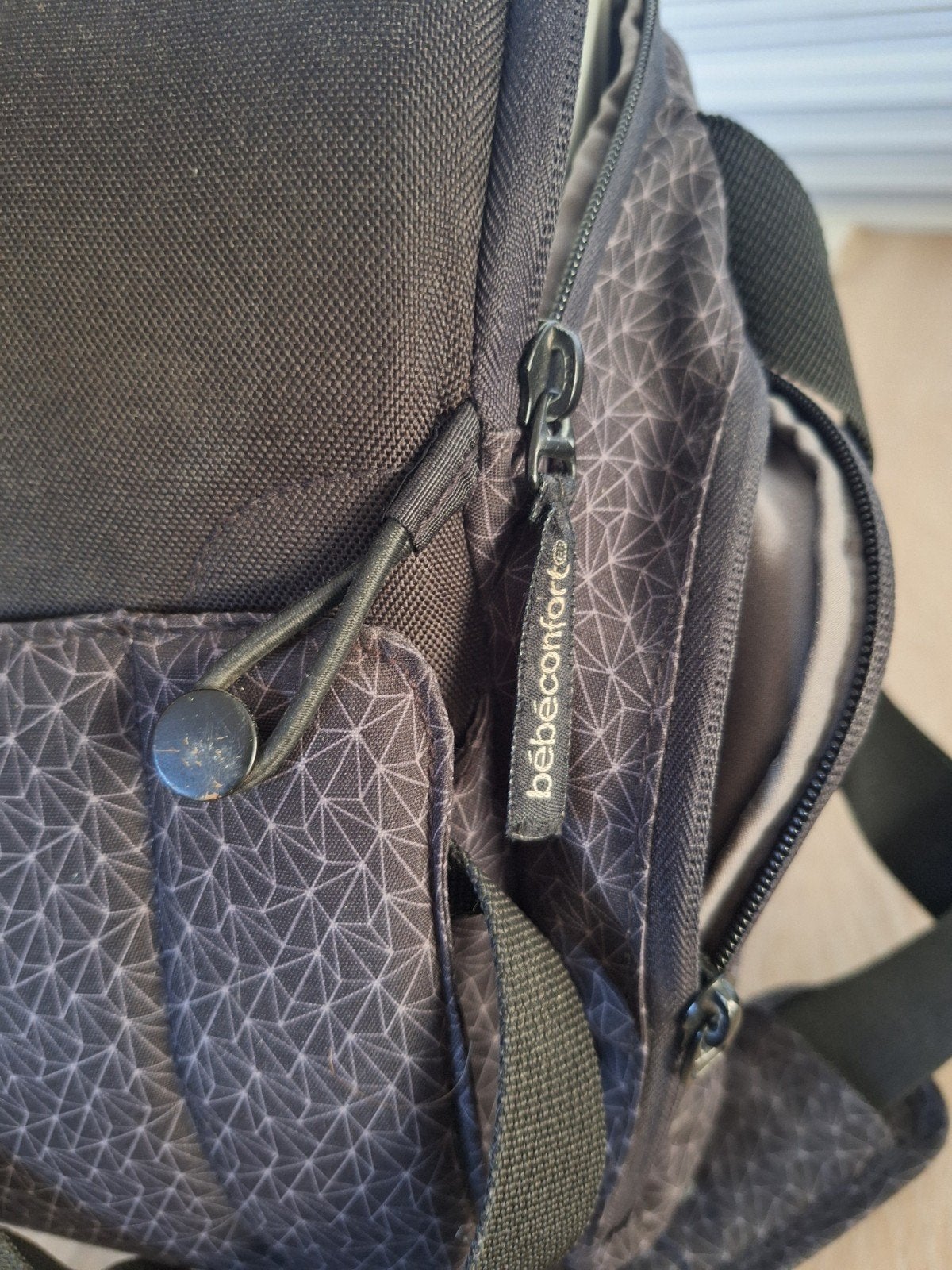 2-in-1 luiertas en kinderzitje, Enfants & Bébés, Enlèvement ou Envoi, Noir, Sac à langer, Utilisé