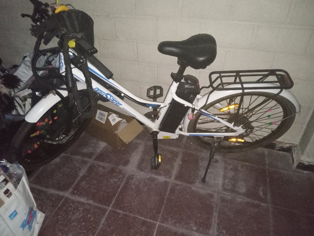 Dames elektrisch fiets, 56 cm of meer, Zo goed als nieuw, Schijfrem, Ophalen