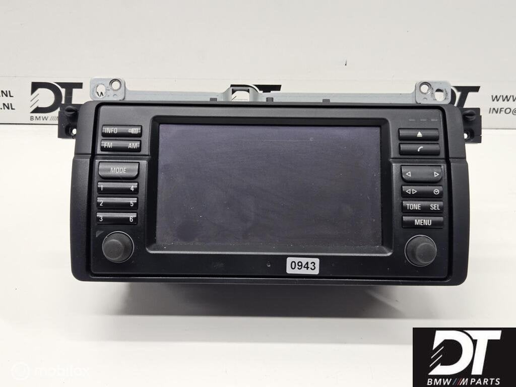 Navigatie display Minidisc 16:9 BMW 3-serie E46 65526923876, Enlèvement ou Envoi, Utilisé