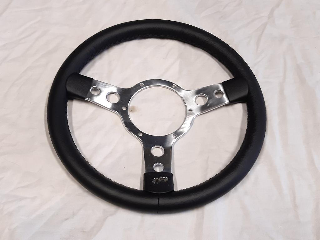 Volant bombé Mountney LEATHER 33" - Classic Mini ea..., Autos : Pièces & Accessoires, Enlèvement, Neuf, Austin