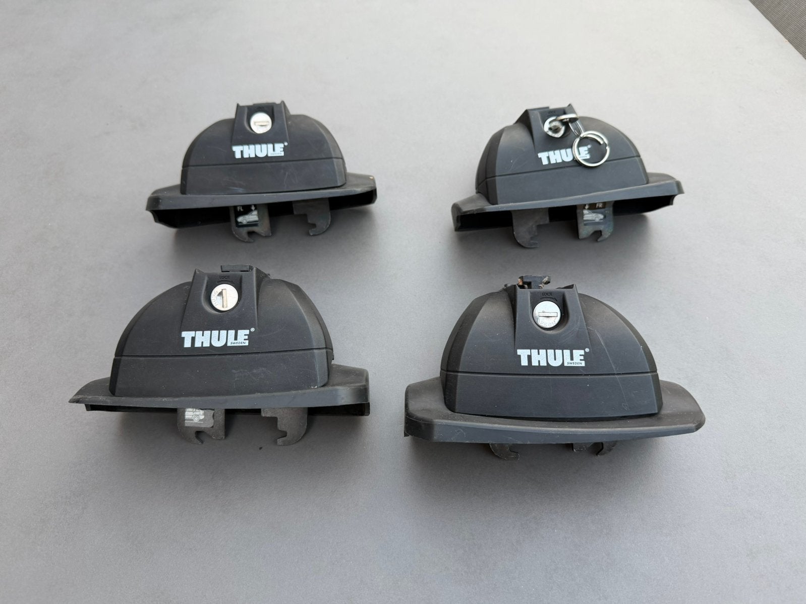 Thule voetenset 753, Auto diversen, Dakdragers, Ophalen, Gebruikt