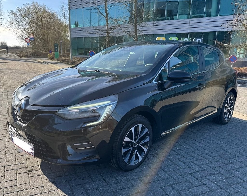 Renault Clio 1.0TCE INTENS-pakket, Auto's, Voorwielaandrijving, Leder en Stof, Zwart, 5 deurs