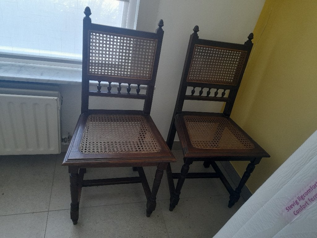 antieke stoelen, Ophalen