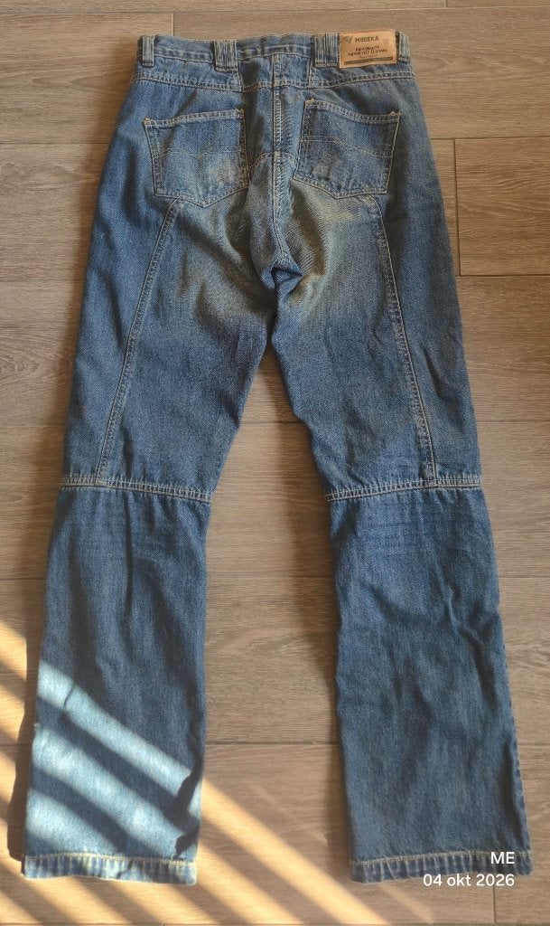 Dames Kevlar motor jeansbroek, Motoren, Ophalen, Broek | textiel, Modeka, Dames