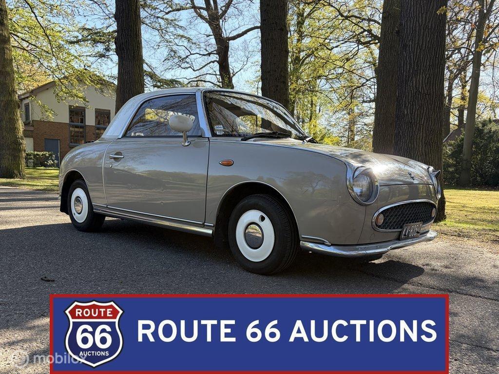 Nissan Figaro | 1991 | Route 66 Auctions, Auto's, Zwart, Bedrijf, Handgeschakeld, Overige carrosserie