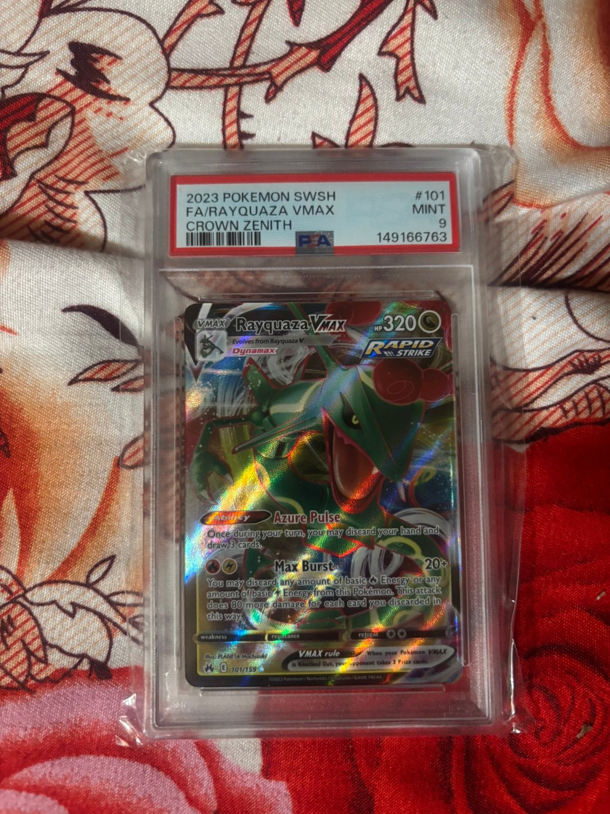 Rayquaza Vmax 101 Psa 9, Ophalen