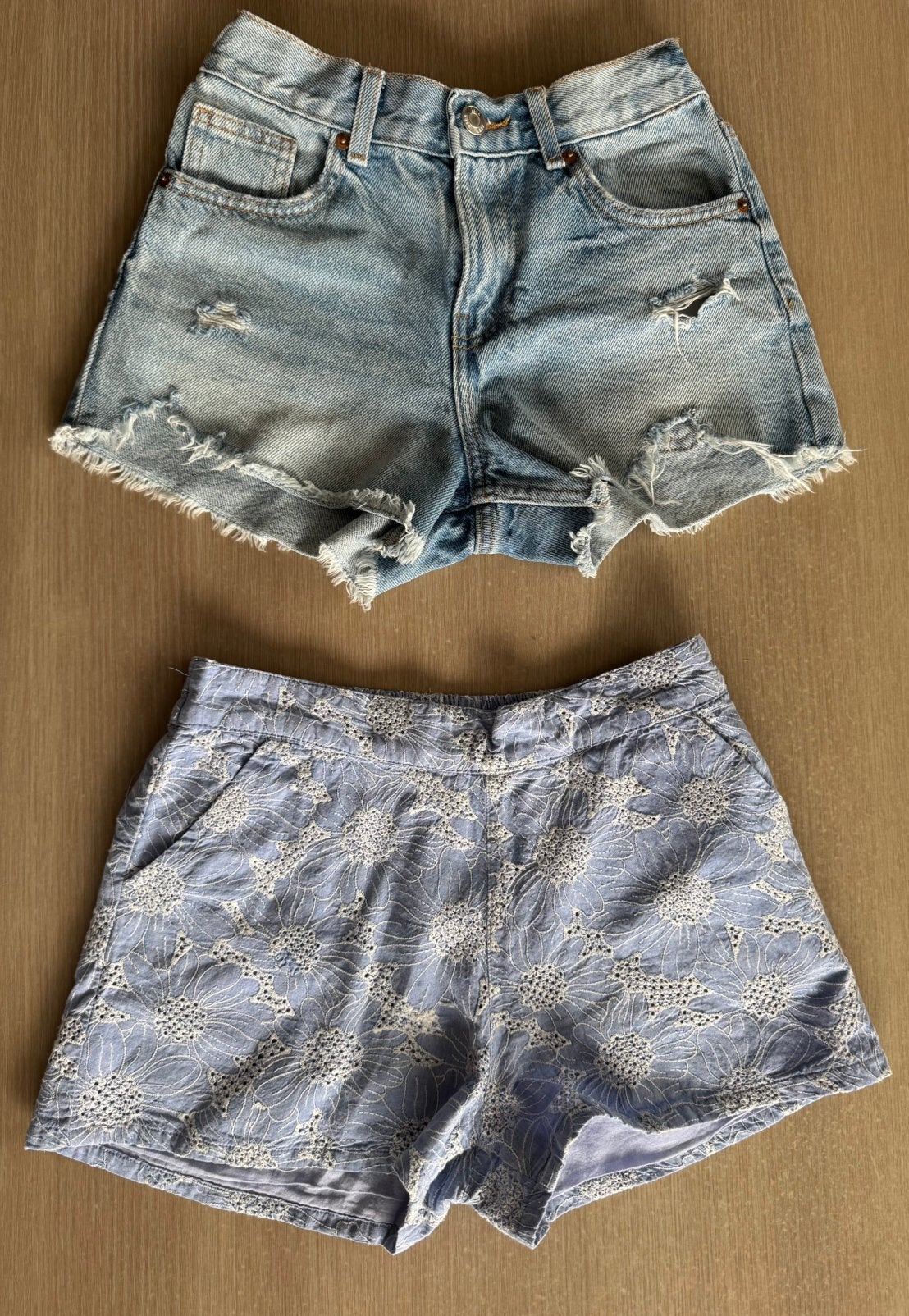 2 shorten maat 12, Kinderen en Baby's, Kinderkleding | Maat 152, Ophalen, Gebruikt, Meisje, Broek