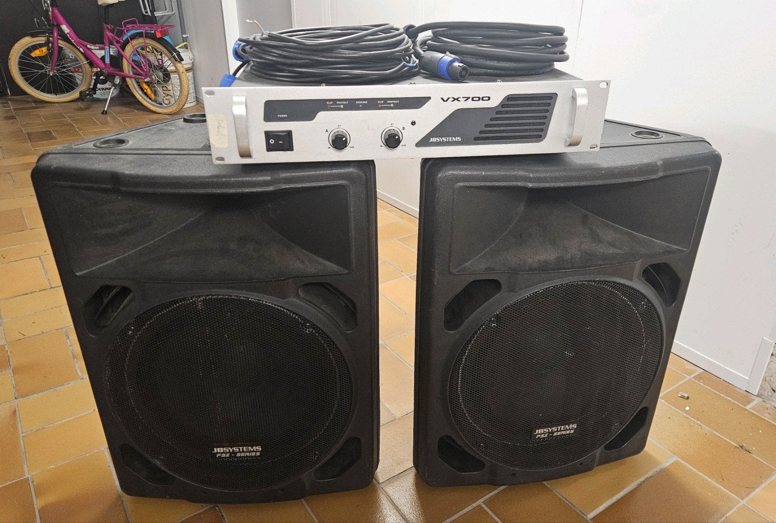 DJ-set geluid PSX12 met VX700, Muziek en Instrumenten, Ophalen, Gebruikt, Dj-set, Overige merken