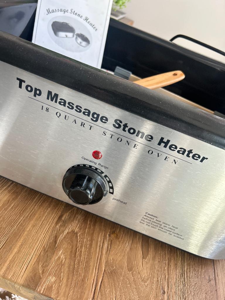 Hot stone heater, Ophalen, Zo goed als nieuw, Hotstone