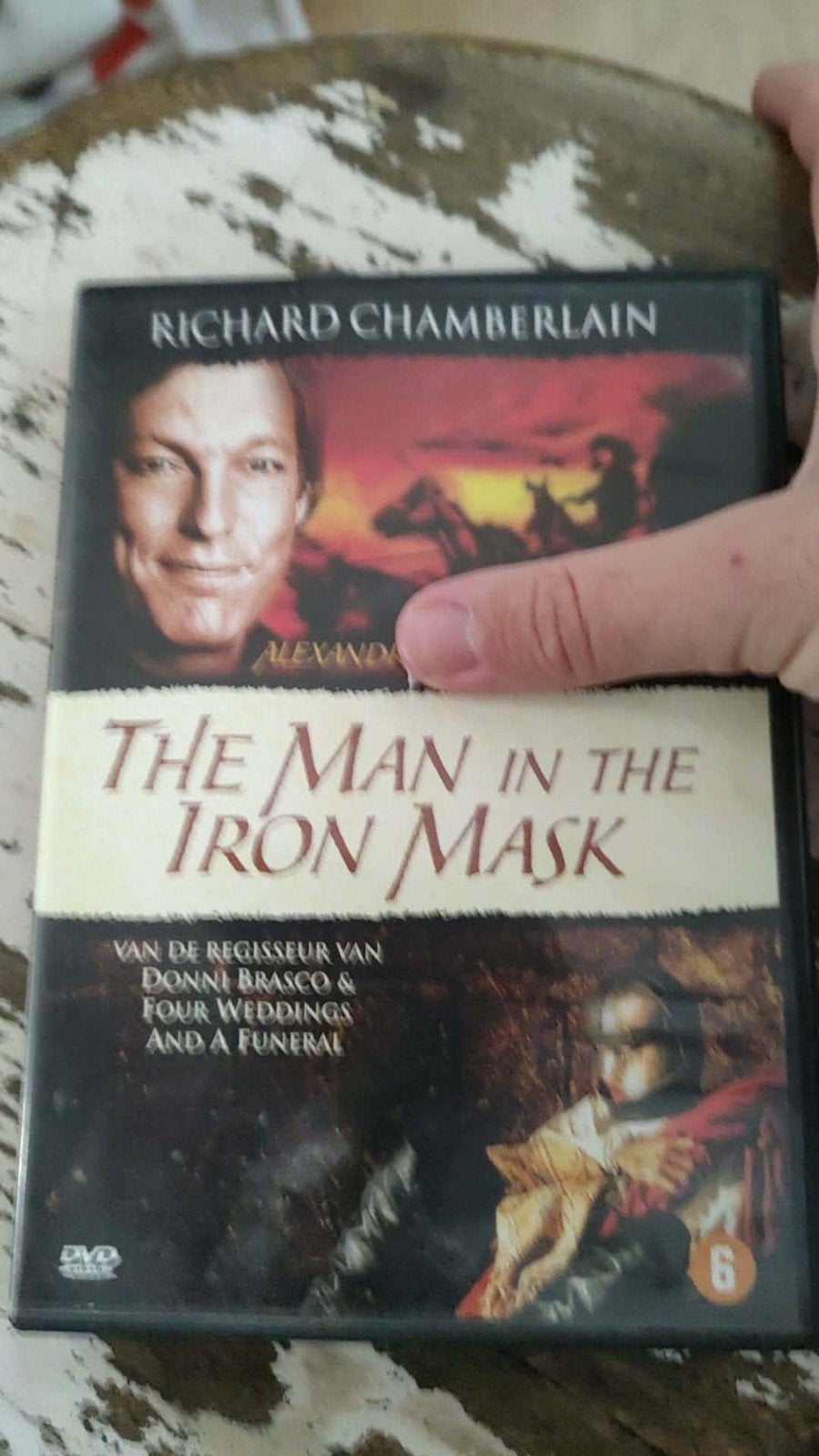 The Man in the Iron Mask met Richard Chamberlain., Engels, Nederlands, Ophalen of Verzenden, Zo goed als nieuw