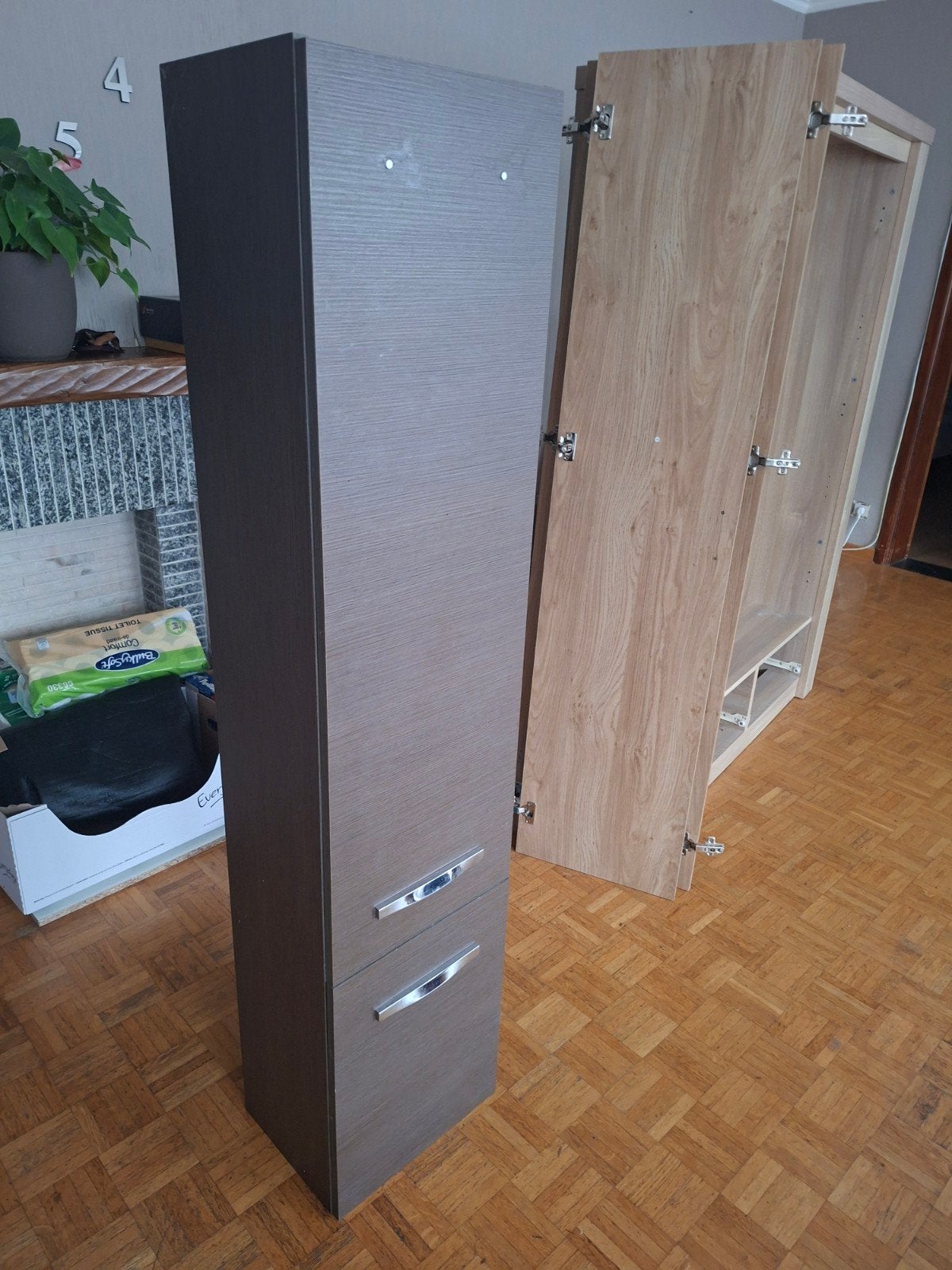 gratis kolomkast badkamer, Ophalen
