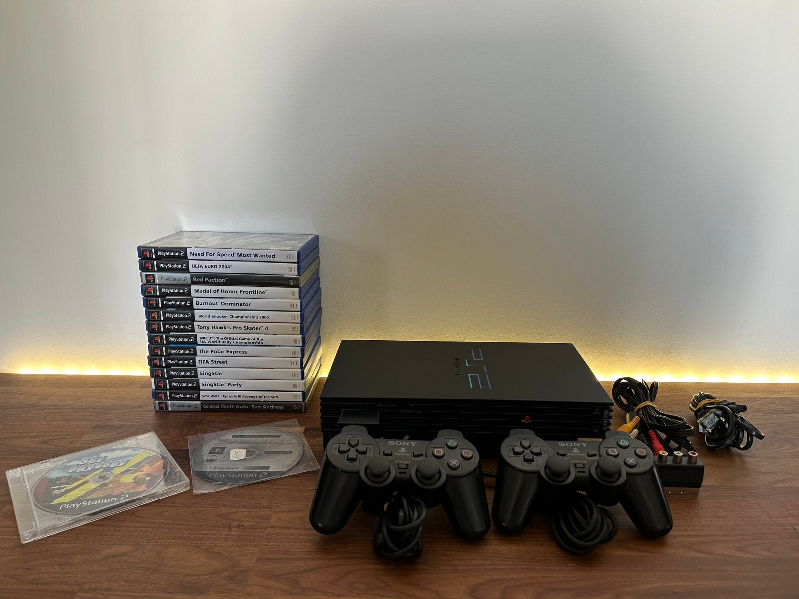 Playstation 2 + Games, Games en Spelcomputers, Spelcomputers | Sony PlayStation 2, Ophalen of Verzenden, Zo goed als nieuw