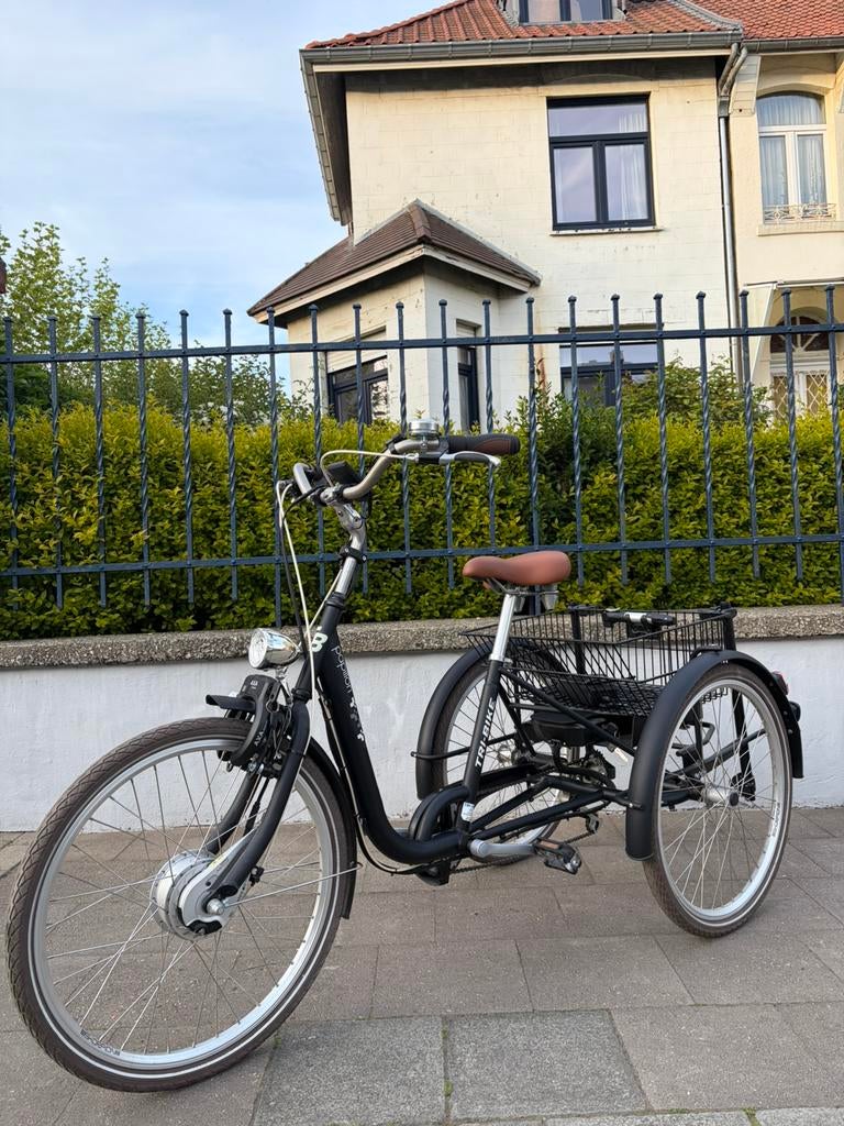 Tri-Bike elektrische driewieler ondersteuning, nieuwstaat, Ophalen of Verzenden, Zo goed als nieuw