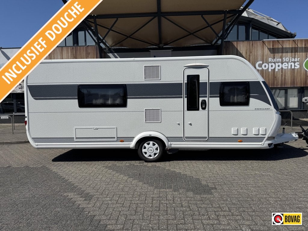 Hobby Excellent 560 WFU, Caravanes & Camping, Caravanes, jusqu'à 4, 1250 - 1500 kg, Banquette en rond, Hobby, Lit dans la longueur