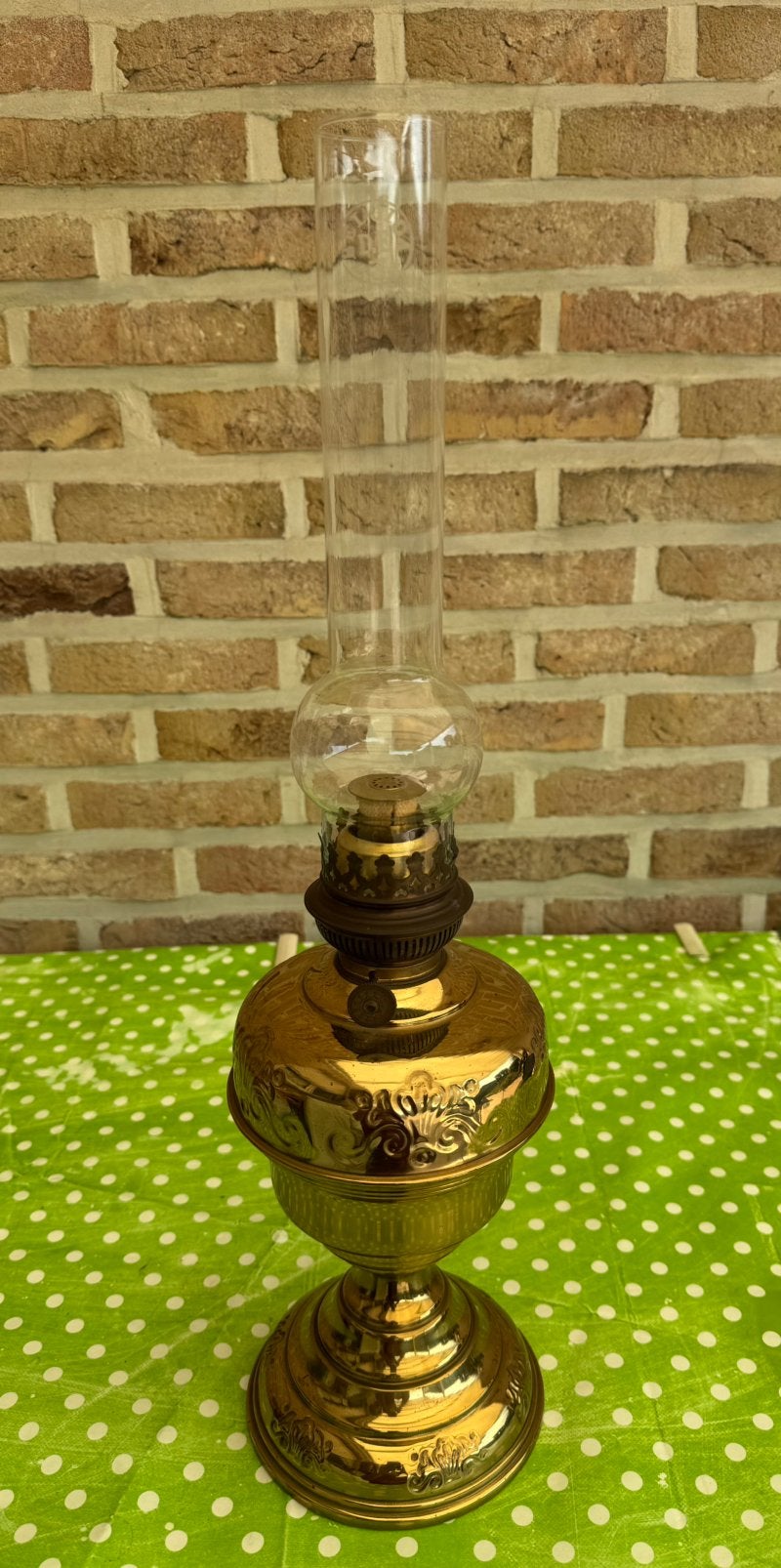 Lampe à gaz décorative., Antiquités & Art, Enlèvement