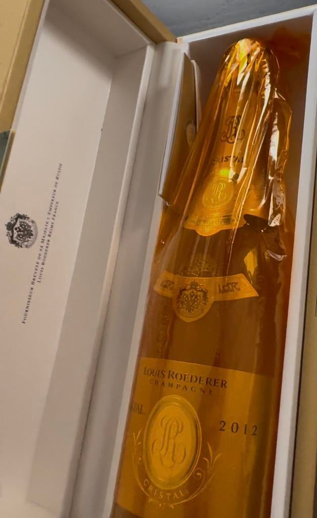 Louis Roederer Cristal 2012 in geschenkdoos, Collections, Vins, Neuf, Enlèvement ou Envoi, Champagne, France