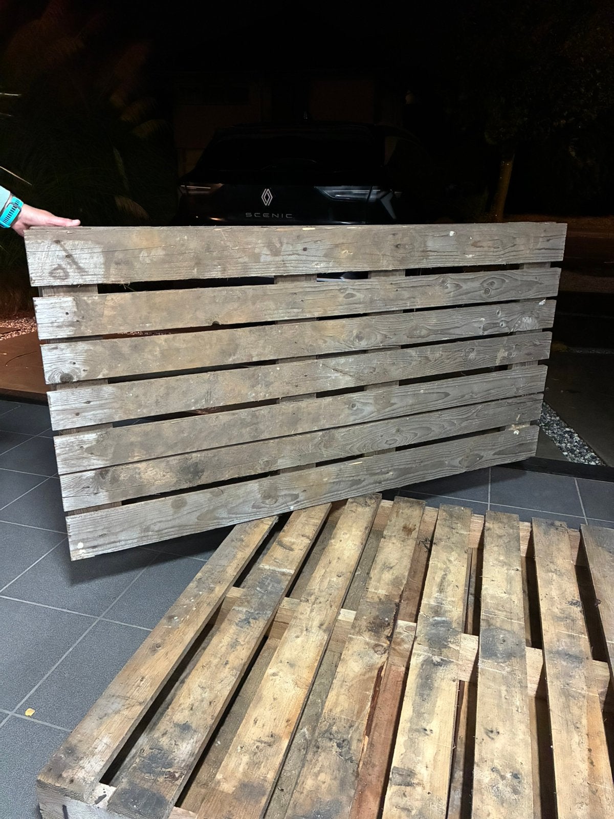 Gratis pallet (hout), Jardin & Terrasse, Enlèvement, Utilisé, Bois