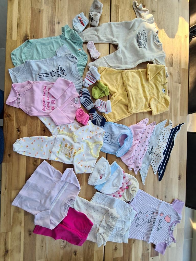 Pakket babykleding maat 50, Ophalen of Verzenden, Maat 50