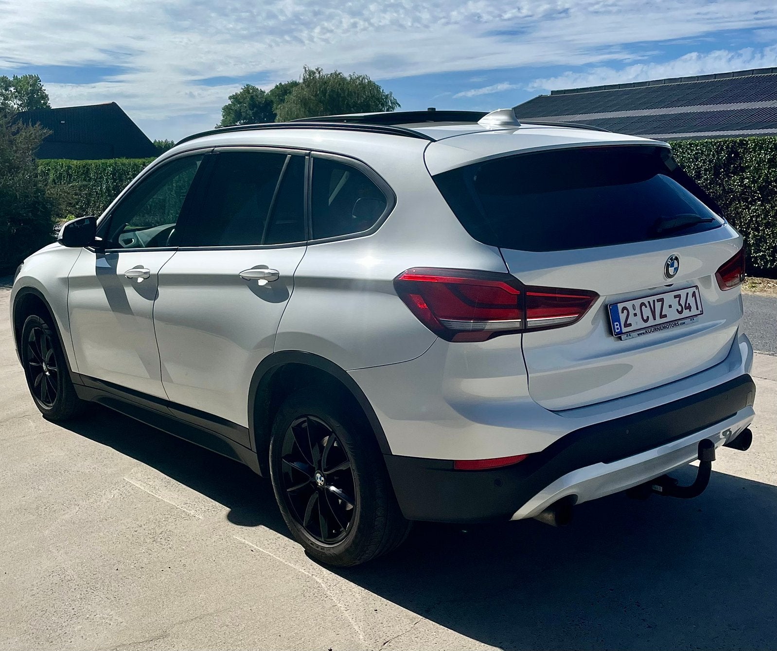 BMW X1 sDrive 18d, Automaat, Pano Dak, Trekhaak, Autos, BMW, X1, Euro 6, Noir, Diesel