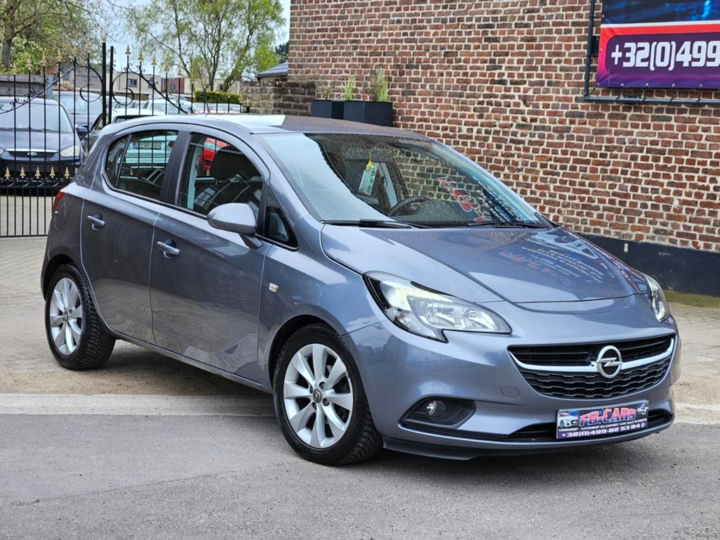 Opel Corsa 2017 Benzine 70pk Euro 6b/104dkm/Led/1j Garantie, Stof, 4 cilinders, Bedrijf, 5 deurs