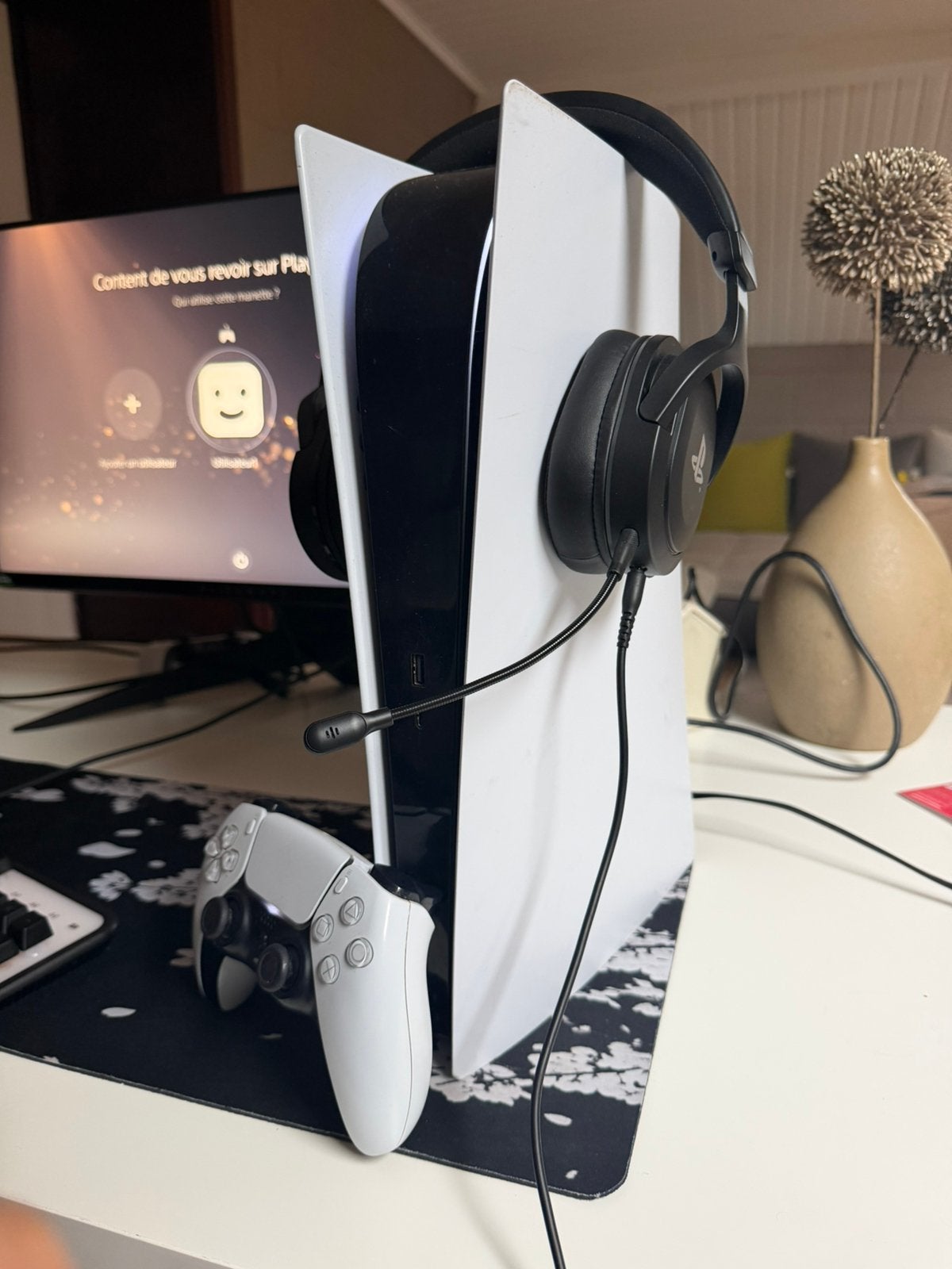 PS5 + manette + casque PlayStation, Enlèvement ou Envoi, Comme neuf