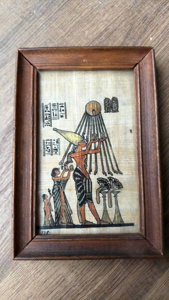 Ancien parchemin Ra Dieu du Soleil, Enlèvement