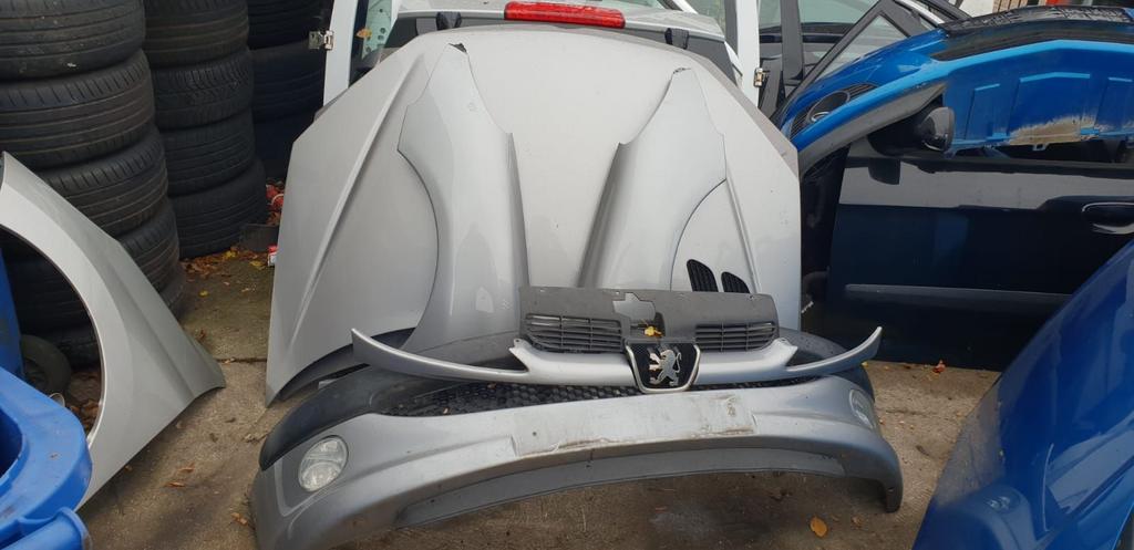 PEUGEOT 206 MOTORKAP +BUMPER+VOORSCHERMEN BJ 98 TOT 2008, Auto-onderdelen, Gebruikt, -, -, Ophalen of Verzenden