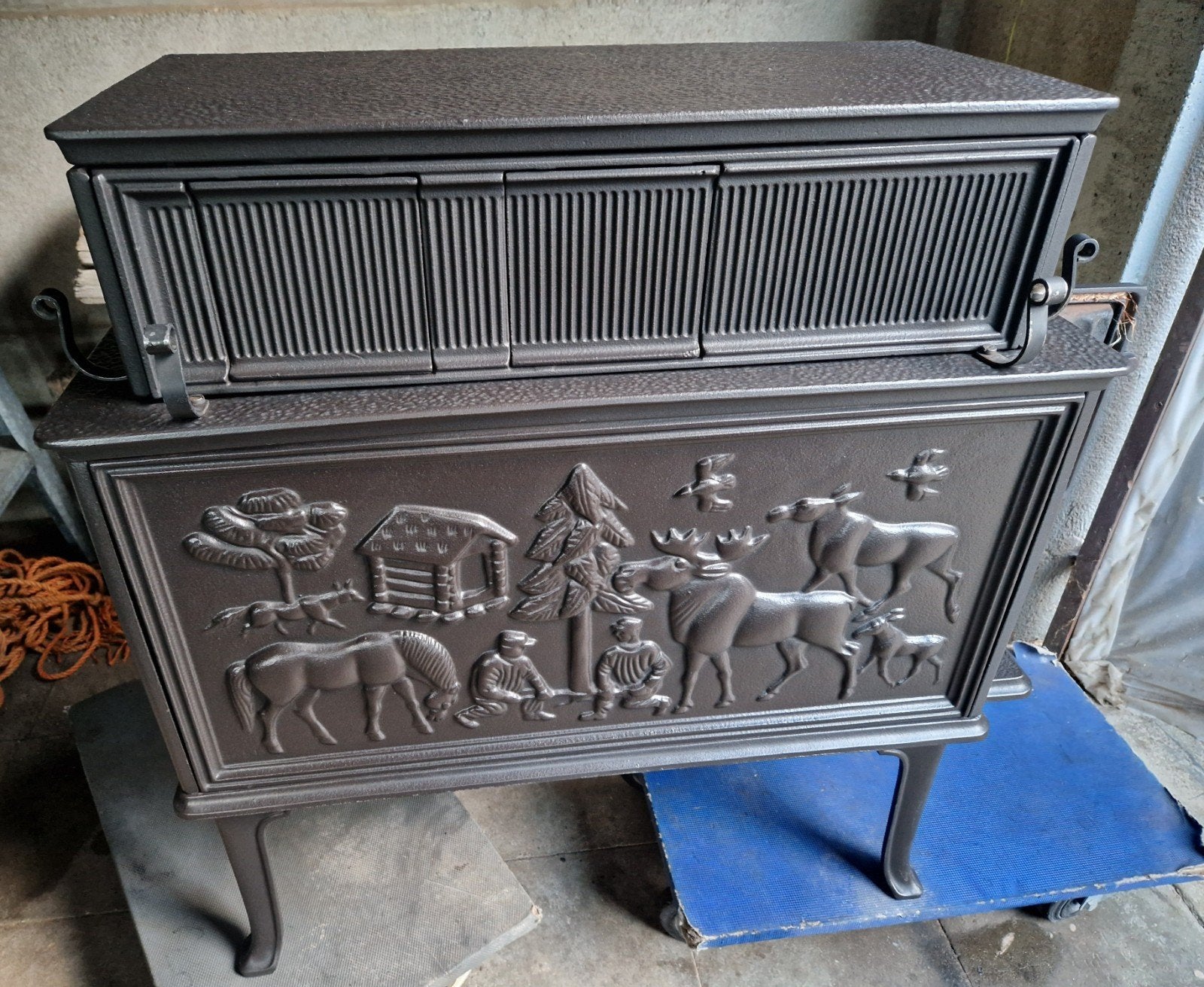 Poêle à bois jotul 118N, Maison & Meubles, Enlèvement, Bois, Poêle à bois