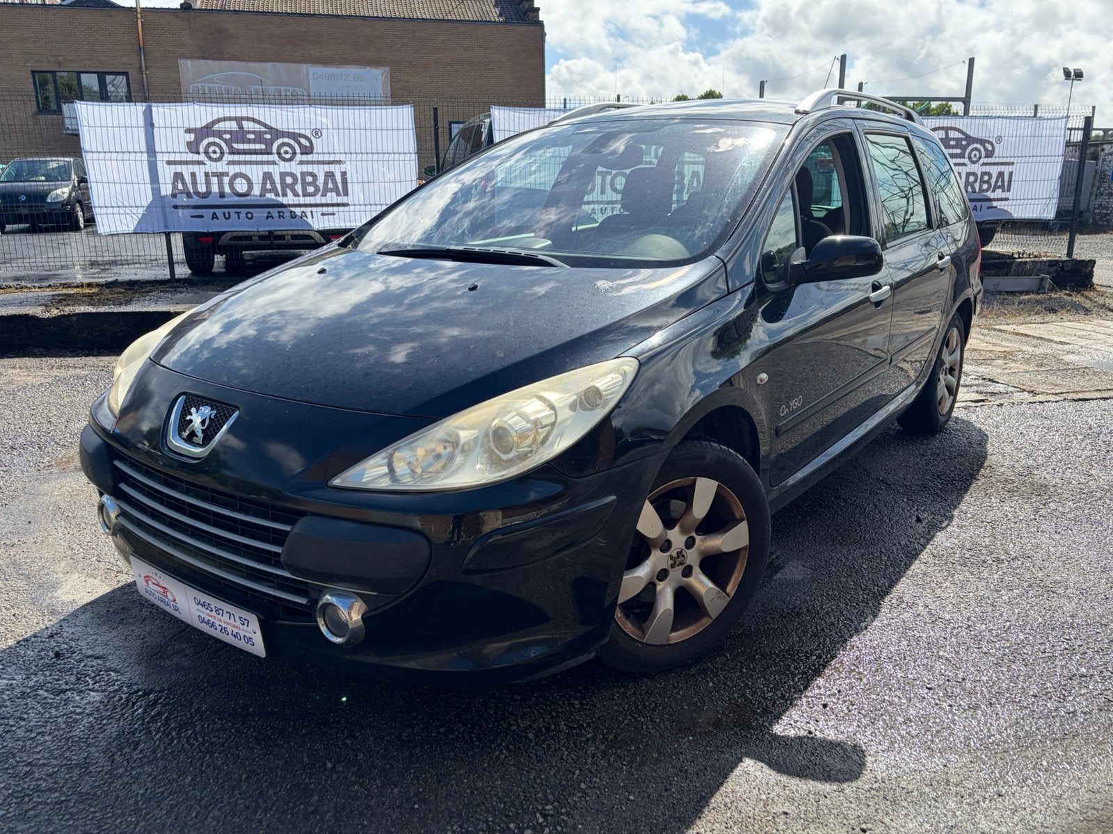 Peugeot 307 1.6 HDi Oxygo, Auto's, Stof, Zwart, 4 cilinders, Zwart