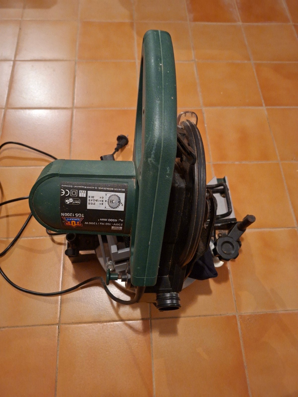 SCIE OSCILLATOIRE ET A ONGLET, Bricolage & Construction, Enlèvement, Comme neuf, Scie à onglet