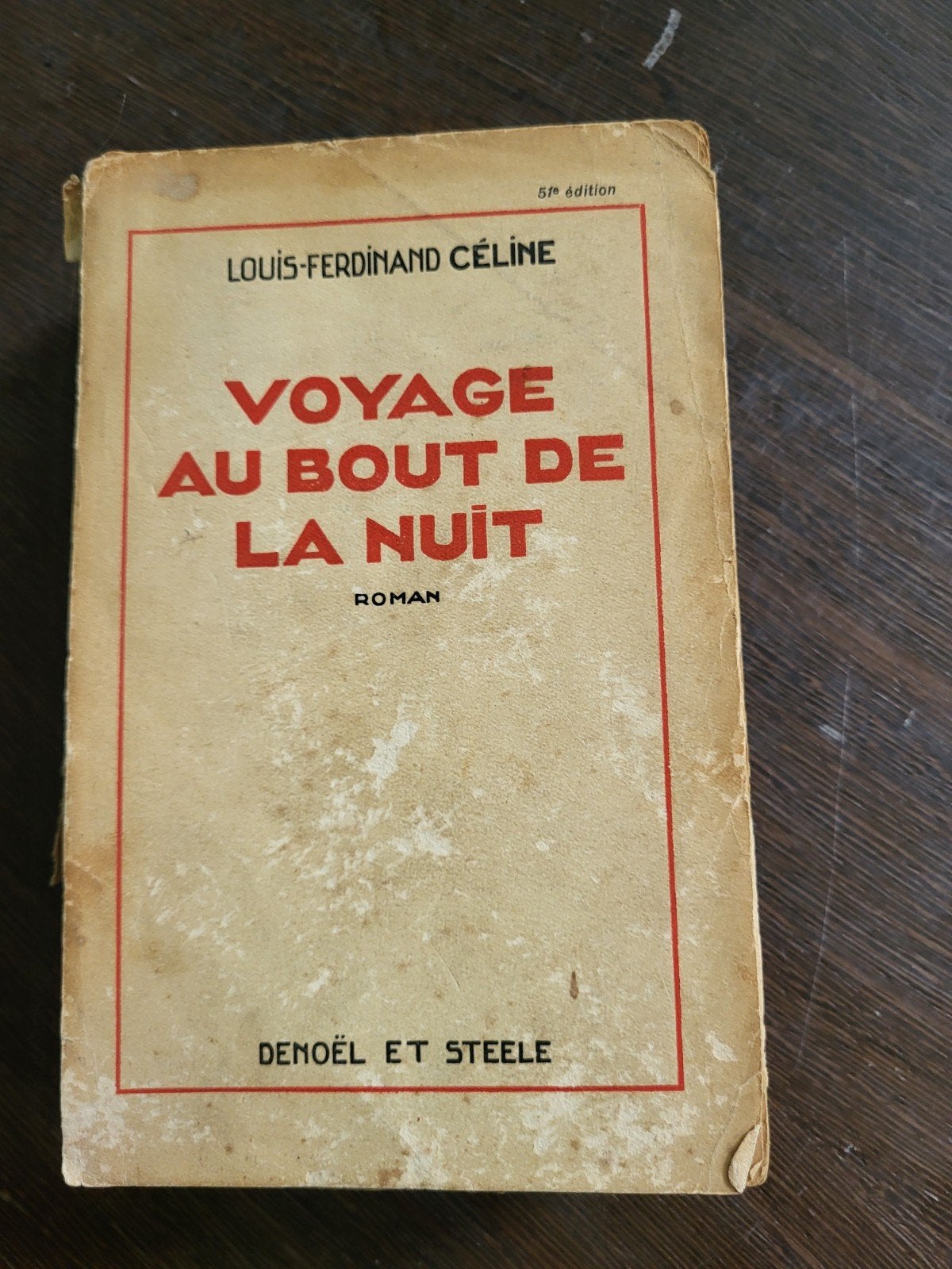 Voyage au bout de la Nuit céline 51e édition 1932, Enlèvement ou Envoi