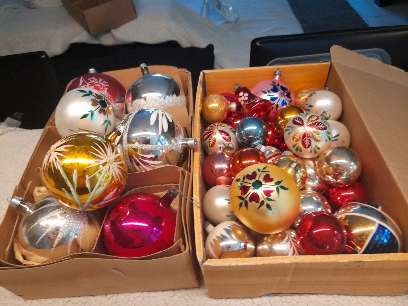 lot vintage kerstballen, Diversen, Ophalen of Verzenden