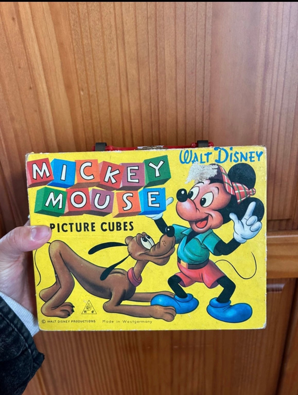 Puzzle Disney Vintage — Mickey Mouse et trois petits cochons, Collections, Enlèvement ou Envoi, Mickey Mouse, Comme neuf
