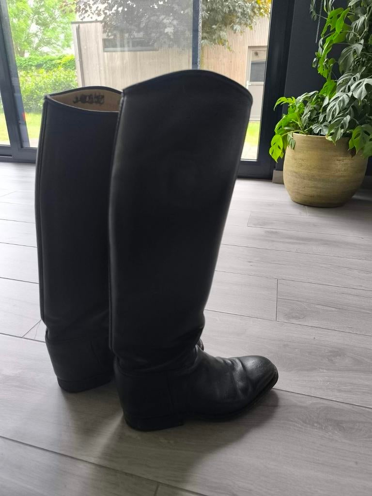 Lederen laarzen maat 38, Dieren en Toebehoren, Paardrijkleding, Ophalen, Gebruikt, Schoeisel
