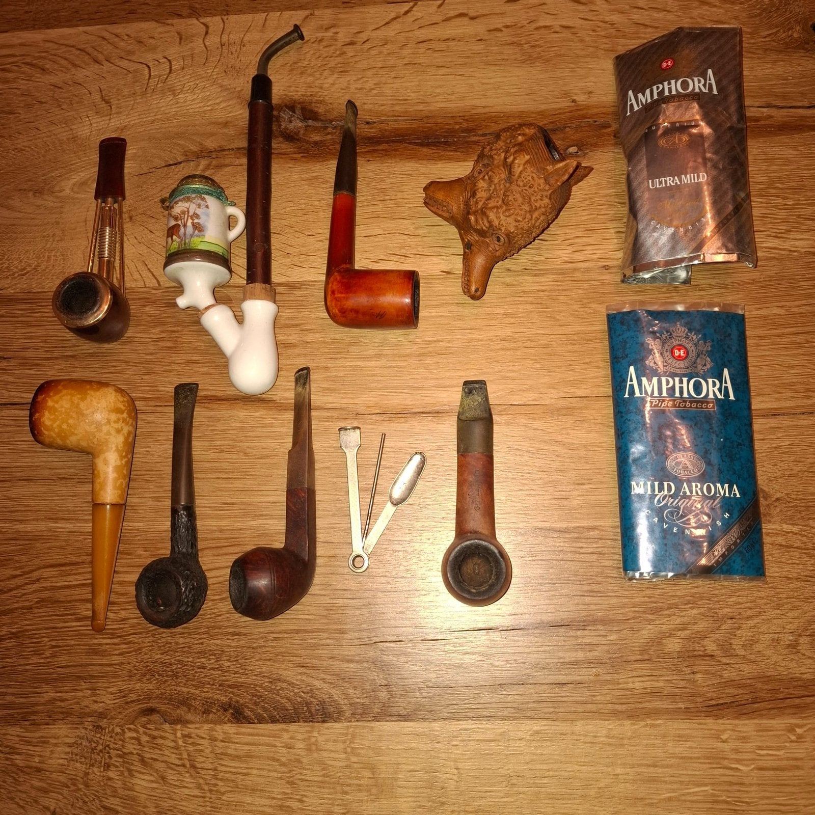 mooie collectie pijpen, Ophalen, Zo goed als nieuw
