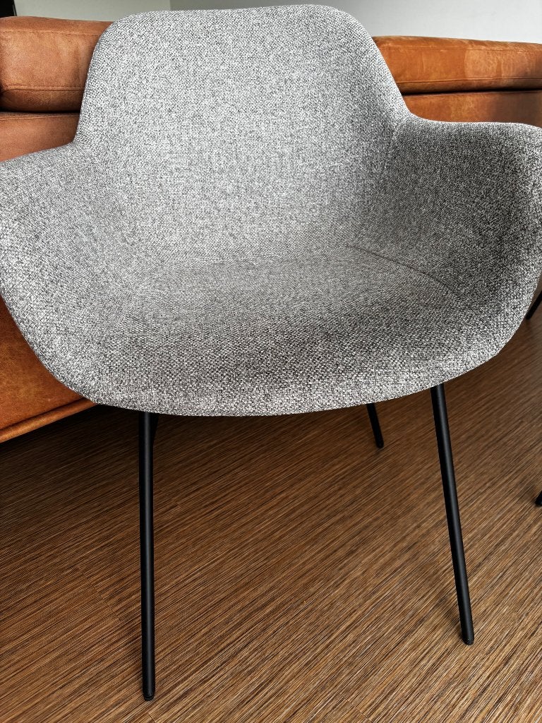 Stoelen (6 stuks), Gris, Comme neuf, Enlèvement, Cinq, Six Chaises ou plus