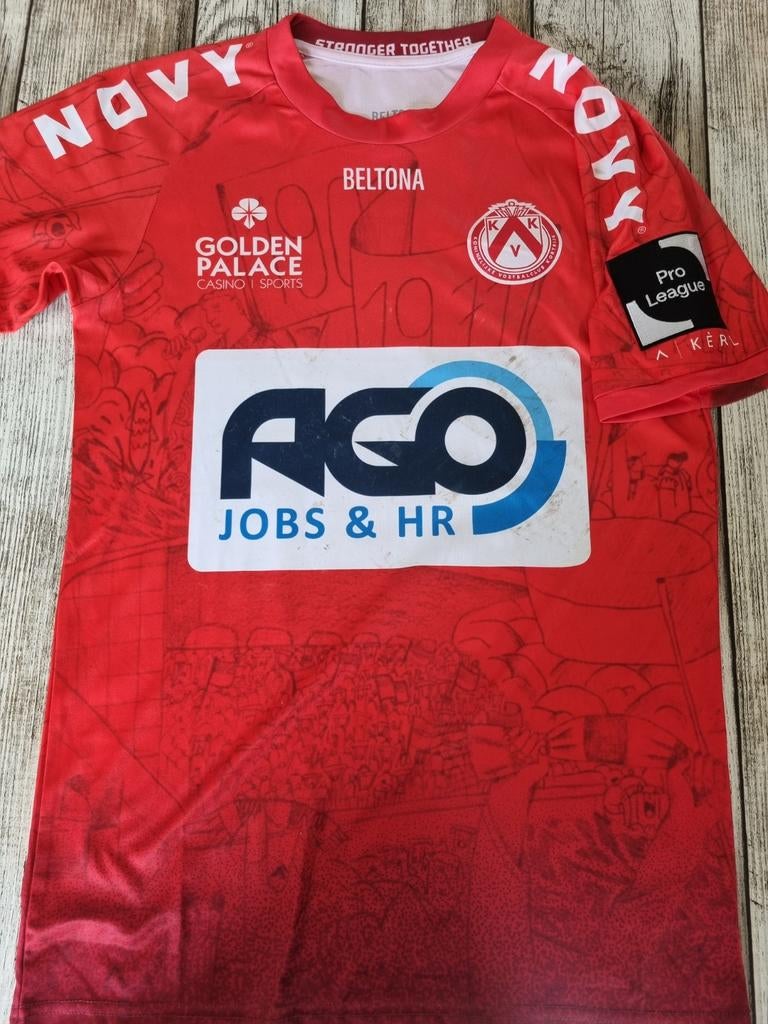 Matchworn kv kortrijk, Sport en Fitness, Voetbal, Ophalen of Verzenden, Shirt