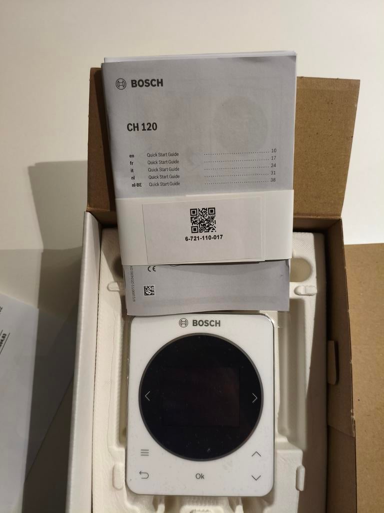 Bosch CH 120 slimme thermostaat easycontrol, Doe-het-zelf en Bouw, Ophalen, Thermostaat