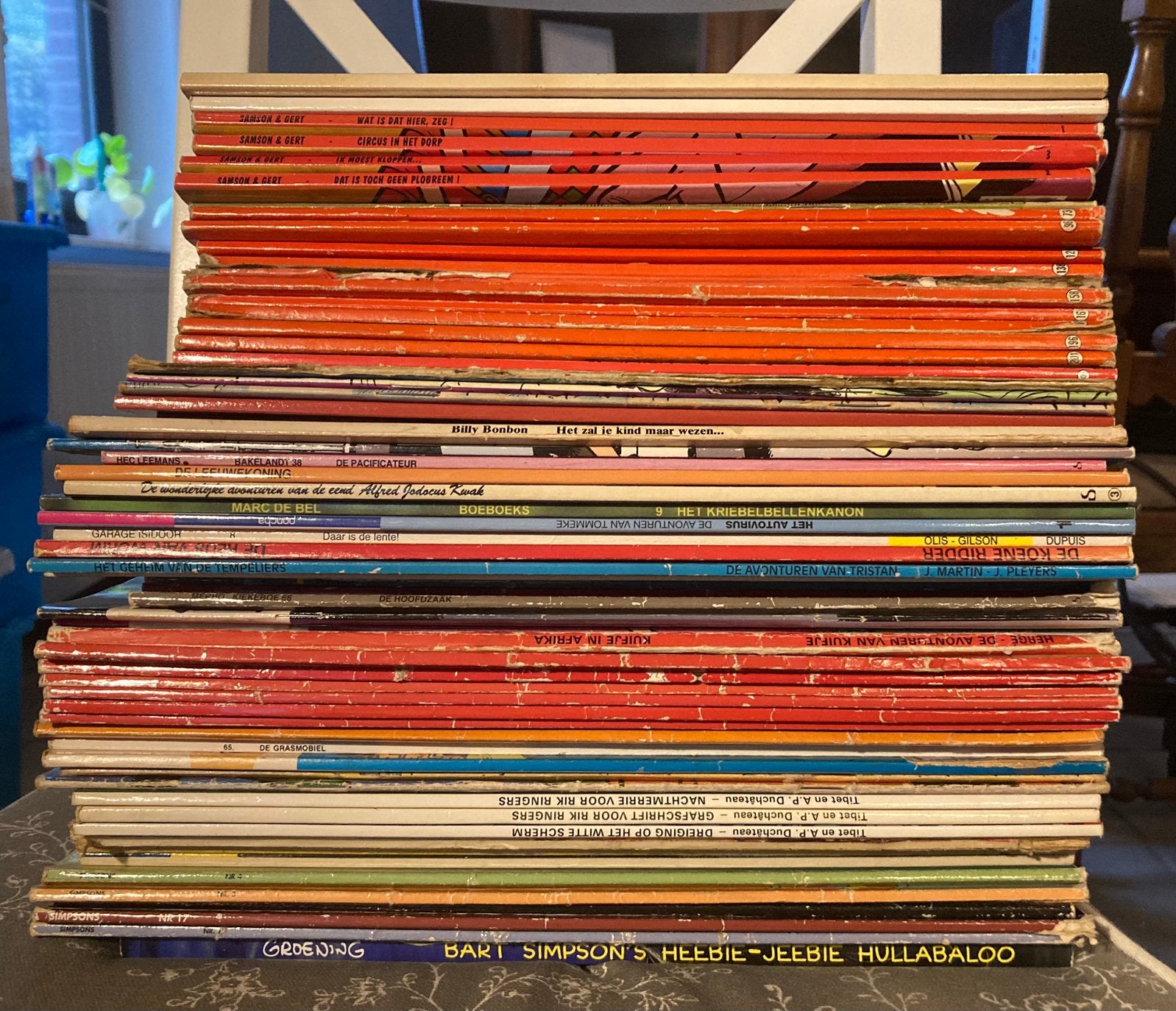 64 stuks stripverhalen, Livres, Enlèvement, Utilisé